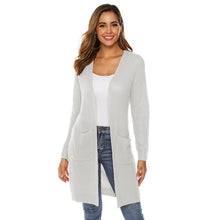 Load image into Gallery viewer, PGSD Autumn Winter solid Colored big Pocket Thickened Sweater female Mid-long Loose long sleeves Knitted cardigan Women clothes