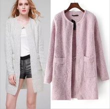 Load image into Gallery viewer, 2019 Autumn and Winter New Women's Sweater Long Sweater Sweater Cardigan Thin Mohair Korean Cardigan